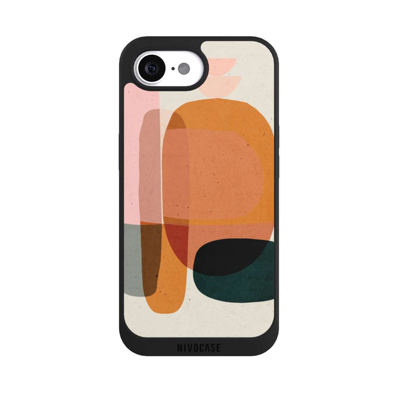 iPhone 16e NIVOpure Abstraktes Blush