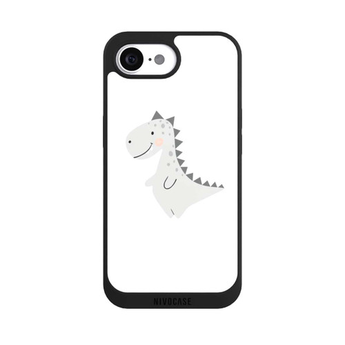 Apple iPhone 16e NIVOpure Grauer Dino