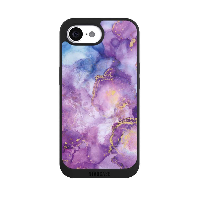 iPhone 16e NIVOpure Purple Swirl Ink