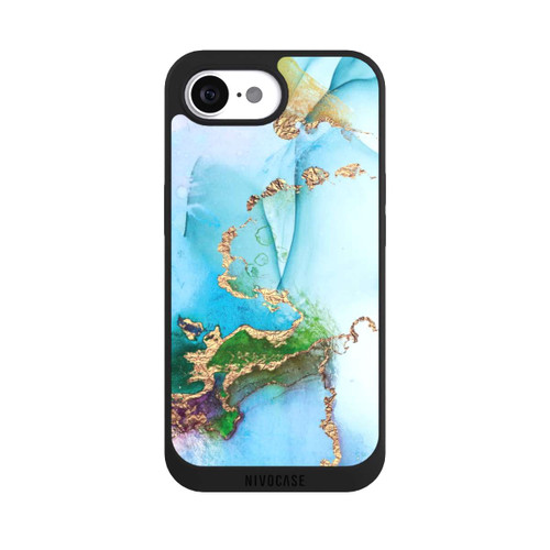 Apple iPhone 16e NIVOpure Colourful Marble Glitterlook