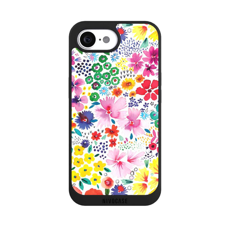 iPhone 16e NIVOpure Kunstvolle kleine Frühlingsblumen