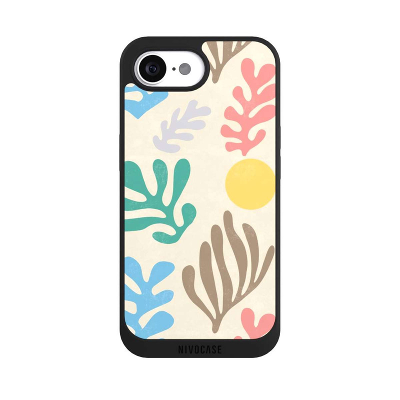 iPhone 16e NIVOpure Blätter im modernen Matisse-Stil