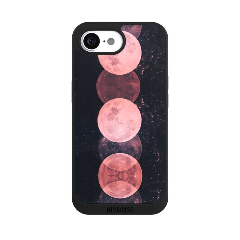 iPhone 16e NIVOpure Rosa Mondphasen