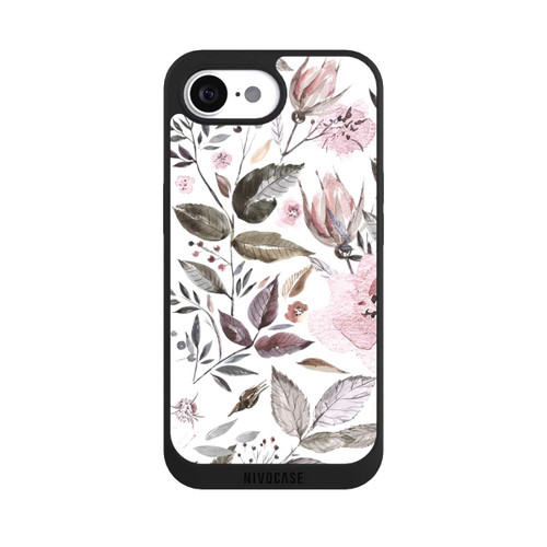 Apple iPhone 16e NIVOpure Aquarell braune Rosenblüten
