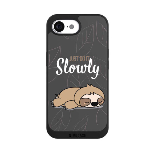 Apple iPhone 16e NIVOpure Just Do It Slowly Sloth Grey