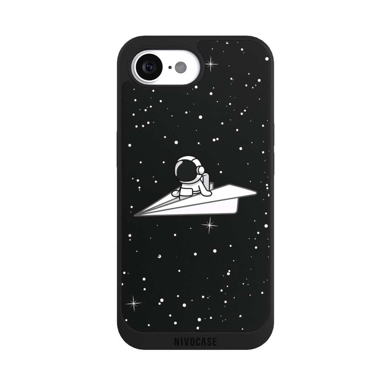iPhone 16e NIVOpure Astronaut Paper Plane Comic