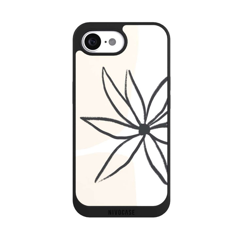 iPhone 16e NIVOpure Fleur et crème