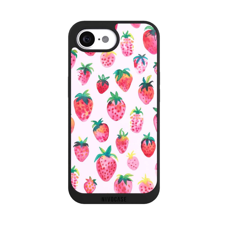 iPhone 16e NIVOpure Watercolor Strawberries
