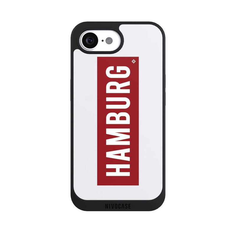 iPhone 16e NIVOpure HSV Hambourg rouge et blanc