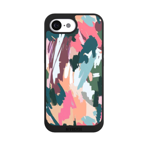 Apple iPhone 16e NIVOpure Abstrait Artistique Texture Rose