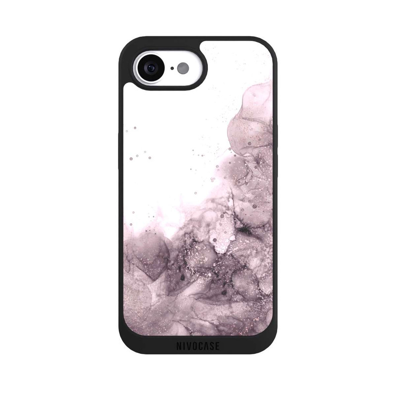iPhone 16e NIVOpure glamouröses Glitzerrosa
