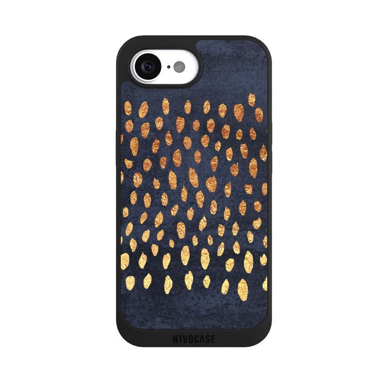 iPhone 16e NIVOpure Or & Bleu Pattern