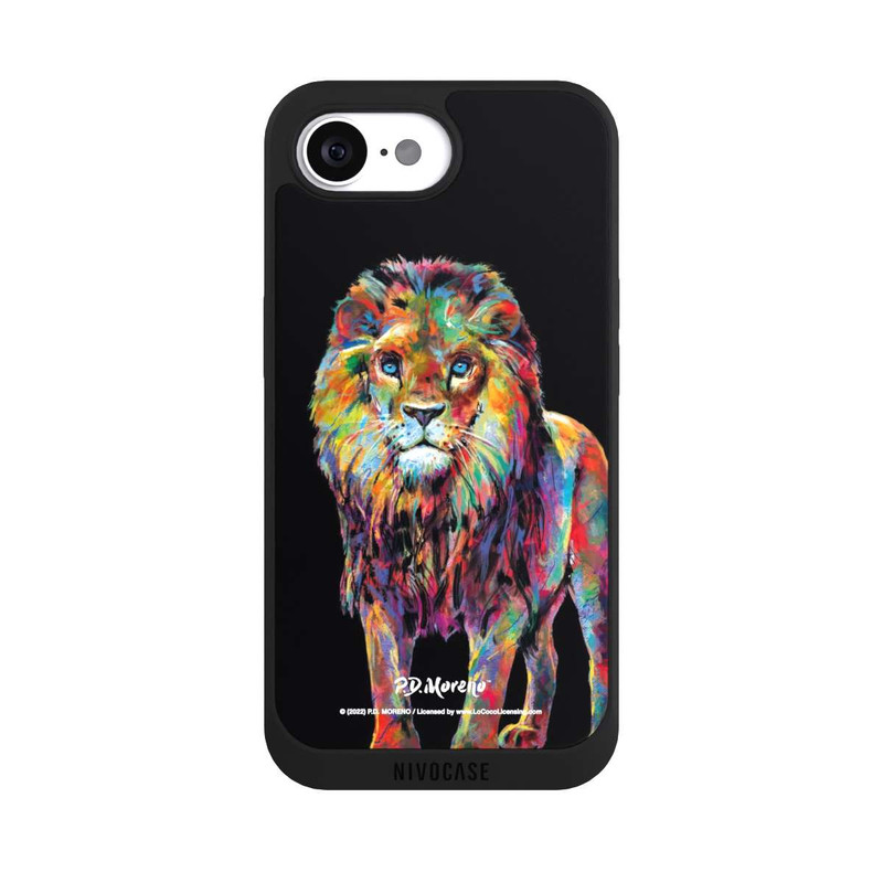 iPhone 16e NIVOpure Lion Colorful Art par P.D. Moreno
