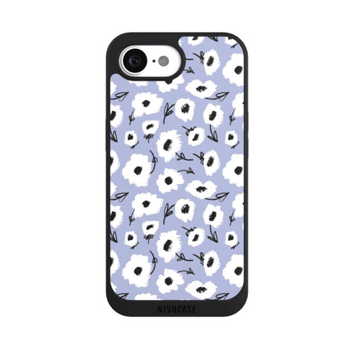Apple iPhone 16e NIVOpure Pattern Fleurs Lilas