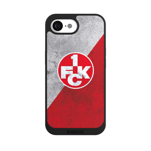 Apple iPhone 16e NIVOpure 1.FC Kaiserslautern-Beton Logo red