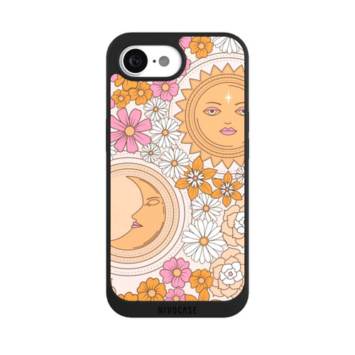Apple iPhone 16e NIVOpure Mond-Sonne-Blumen
