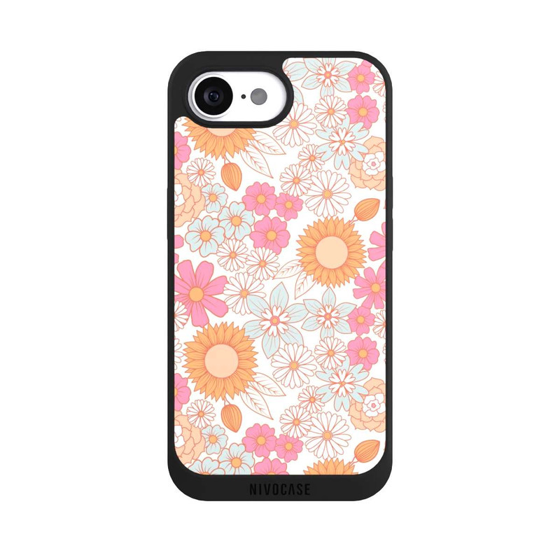 iPhone 16e NIVOpure Retro Boho Blumen