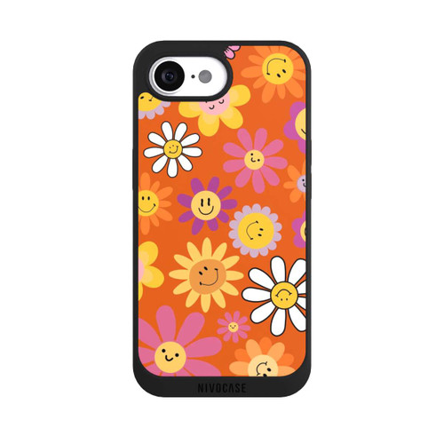 Apple iPhone 16e NIVOpure Smiles Orange Flowers