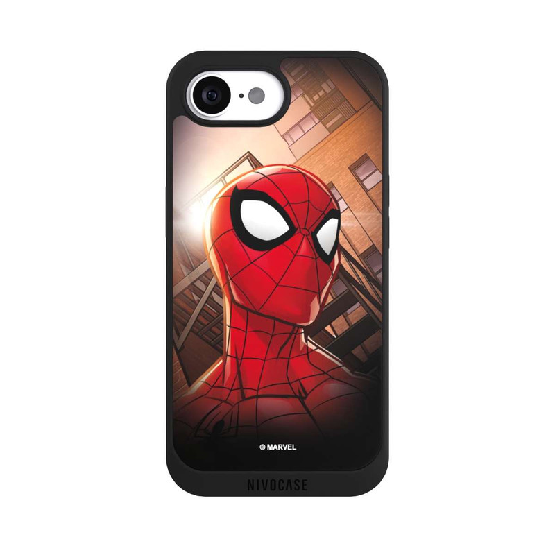 iPhone 16e NIVOpure Spider-Man City