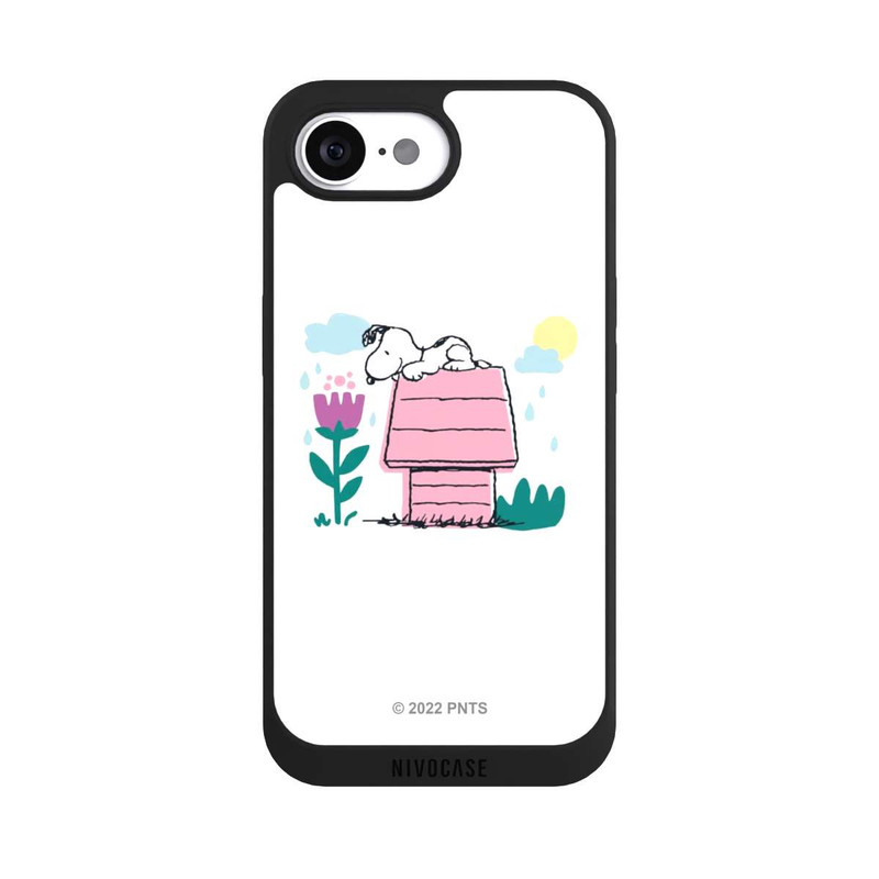 iPhone 16e NIVOpure Snoopy Hundehütte Frühling