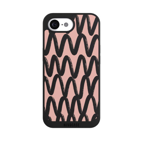 Apple iPhone 16e NIVOpure Zig Zag Noir