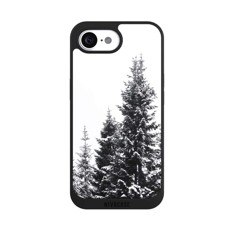 iPhone 16e NIVOpure Arbres couverts de neige