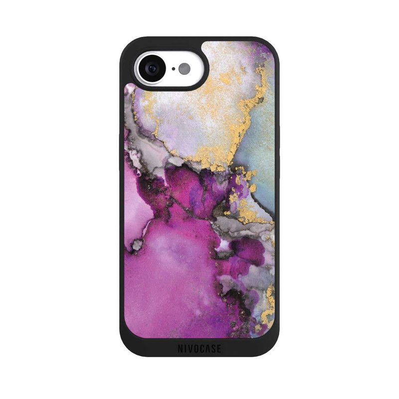 iPhone 16e NIVOpure Alcohol Ink Art Pink