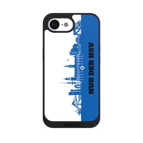 Apple iPhone 16e NIVOpure HSV Skyline Blau Weiß