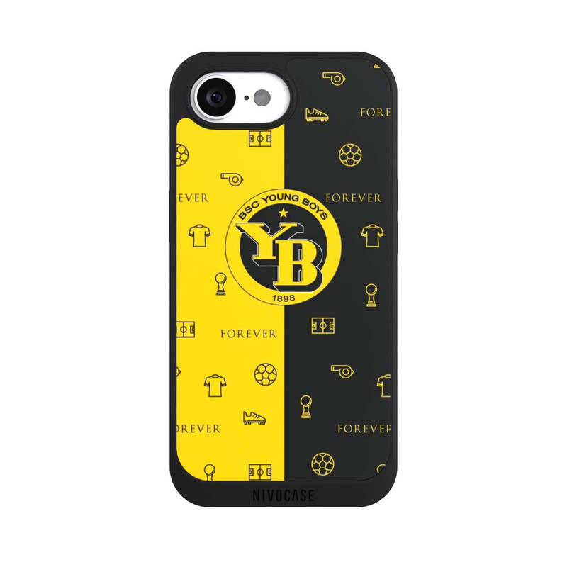 iPhone 16e NIVOpure BSC YB Yellow Black Pattern
