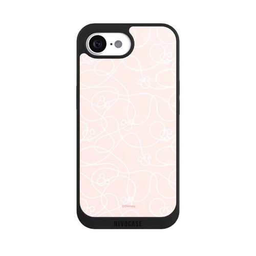 Apple iPhone 16e NIVOpure Micky Line Art Pattern Rose 