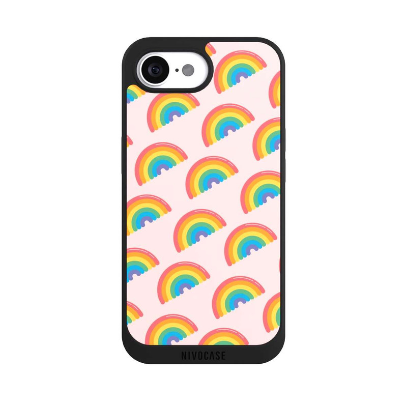 iPhone 16e NIVOpure Kawaii-Regenbögen