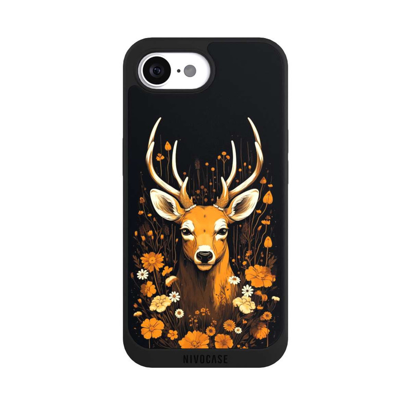 iPhone 16e NIVOpure Deer Flowers Big