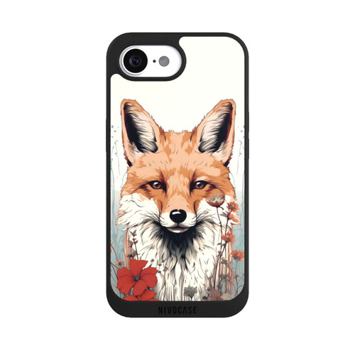 Apple iPhone 16e NIVOpure  Fox with Flowers