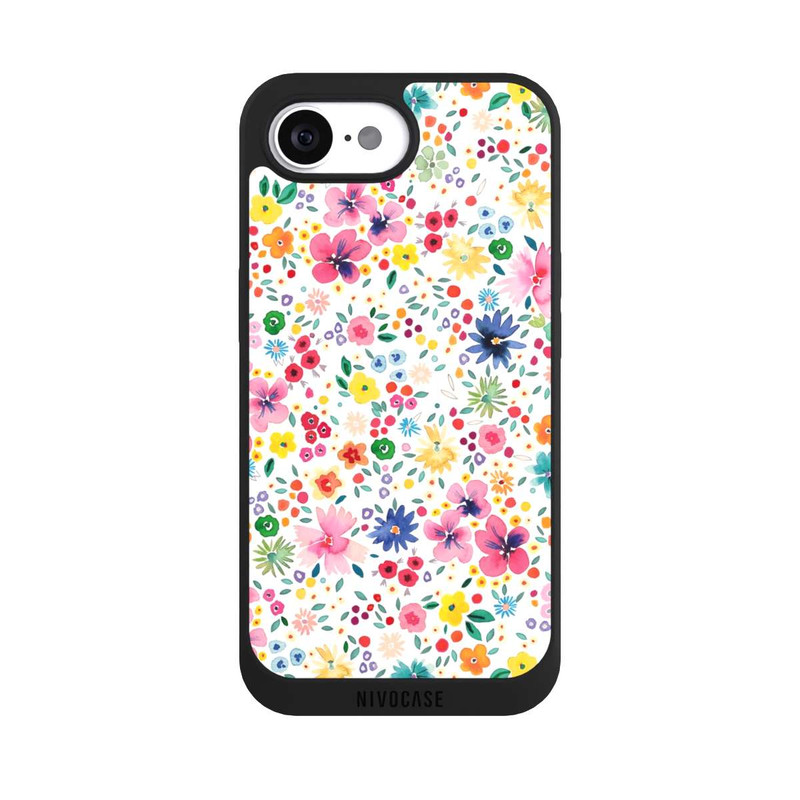 iPhone 16e NIVOpure Millefleurs Pink Spring Garden