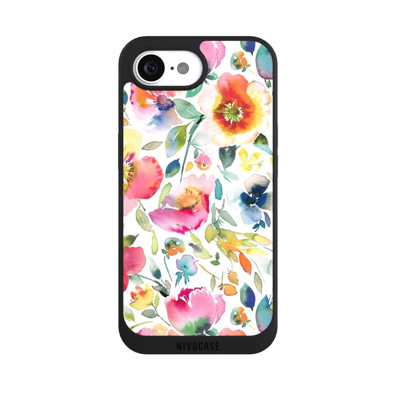 iPhone 16e NIVOpure Psychedelic Poppies Multicolor