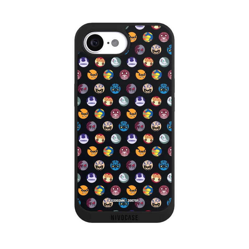 iPhone 16e NIVOpure Bijuu motif noir