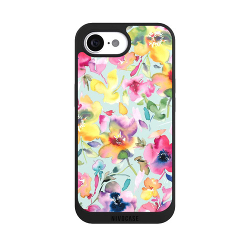 Apple iPhone 16e NIVOpure Artistique été floral psychédélique