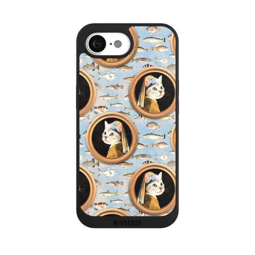 Apple iPhone 16e NIVOpure Cat Pattern