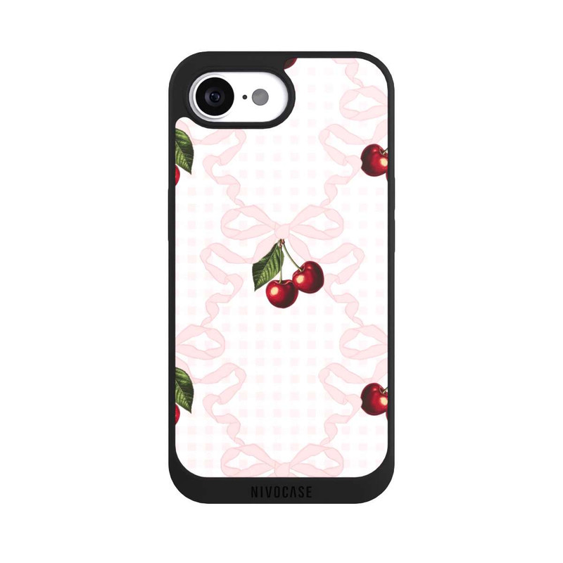iPhone 16e NIVOpure Kirschmuster Rosa