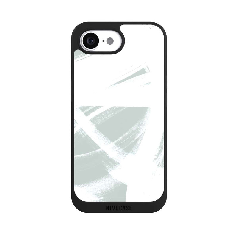 iPhone 16e NIVOpure Abstract Brush Strokes Blush