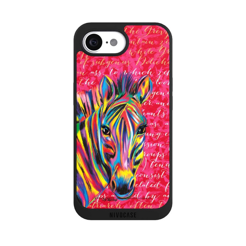 iPhone 16e NIVOpure Zebra bunt
