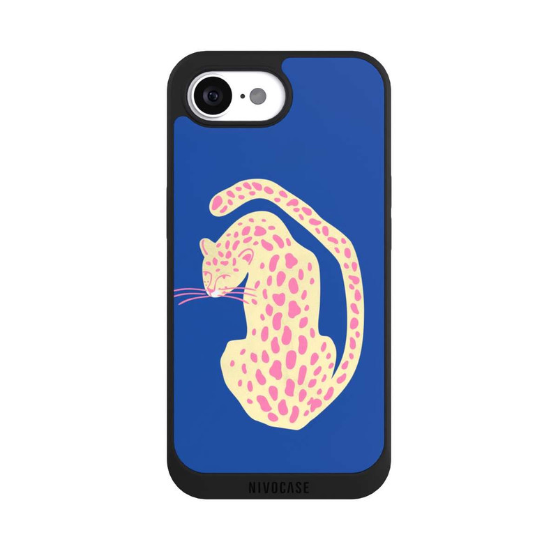 iPhone 16e NIVOpure Blue Pink Cat