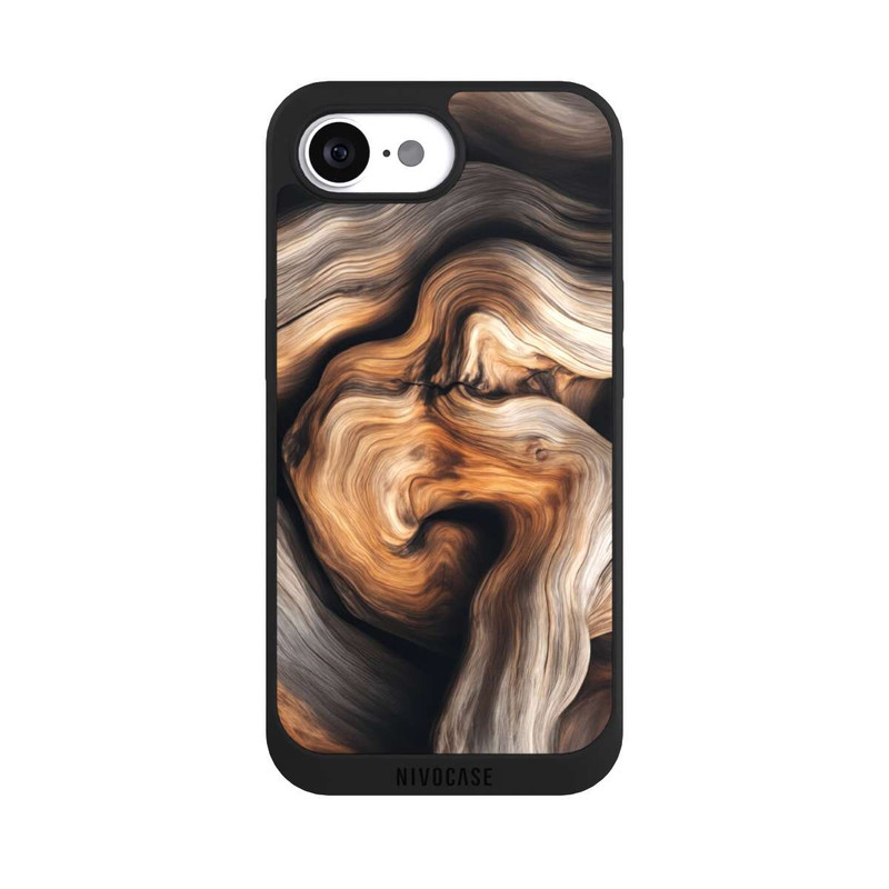 iPhone 16e NIVOpure Rustic Wood