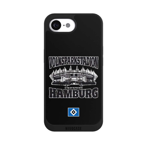 Apple iPhone 16e NIVOpure HSV Volksparkstadion Schwarz