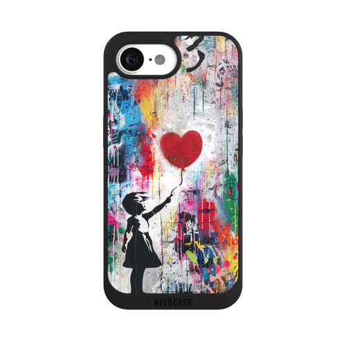 Apple iPhone 16e NIVOpure Balloon Girl Colorful