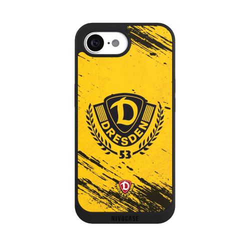 Apple iPhone 16e NIVOpure Dynamo Dresden Gelb Schwarz