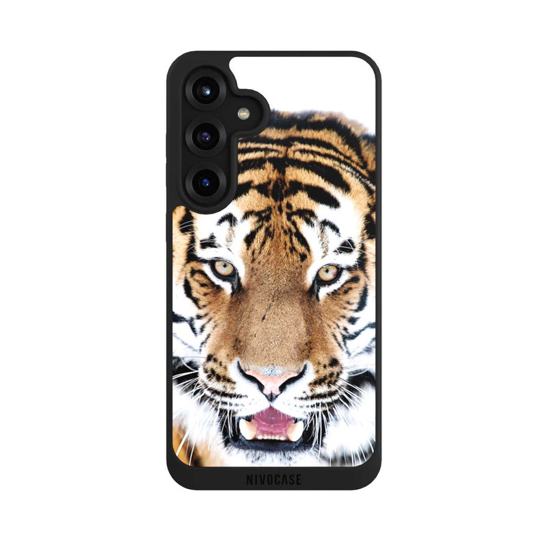 Galaxy S25 + NIVOpure Tiger Großaufnahme