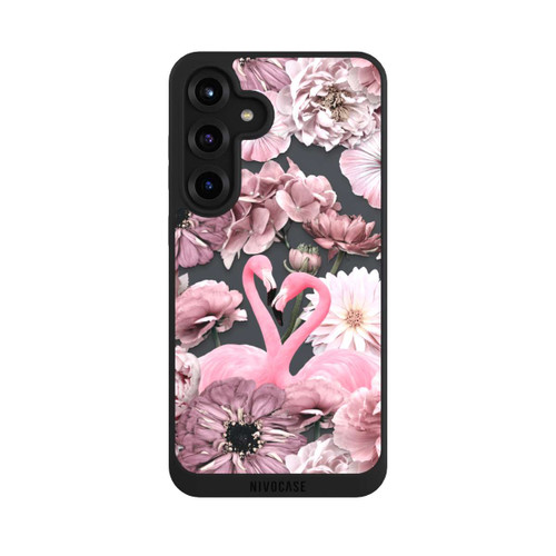 Samsung Galaxy S25+  NIVOpure Flamingos in Flower Pattern