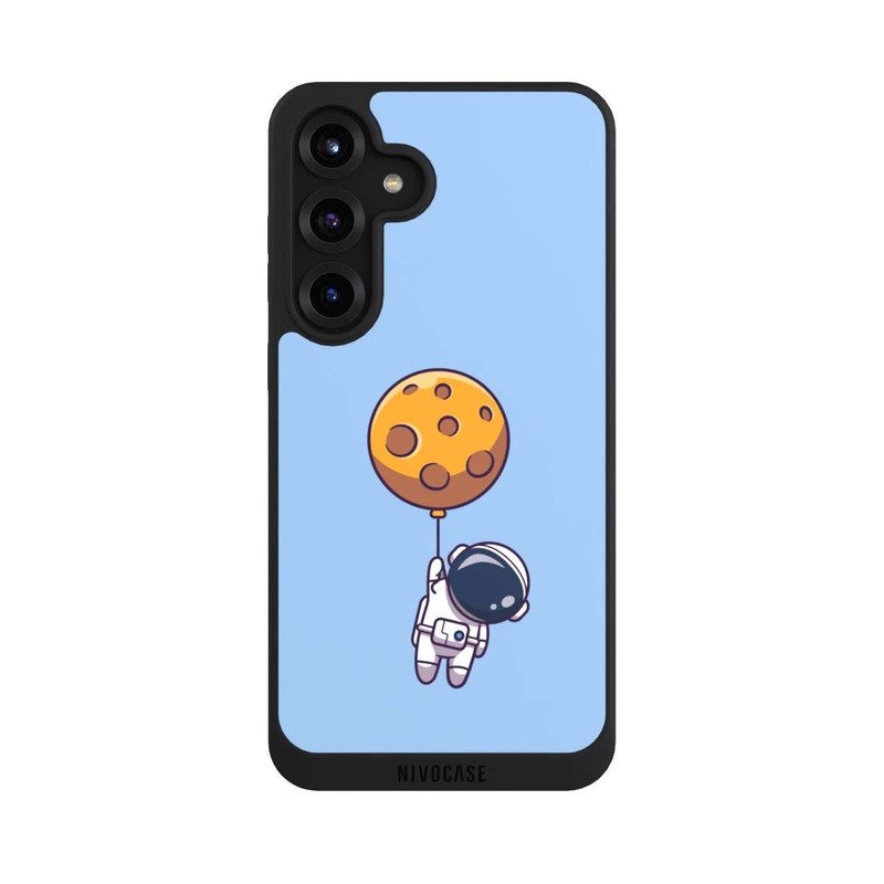 Galaxy S25 + NIVOpure Astronaut mit Mondballon