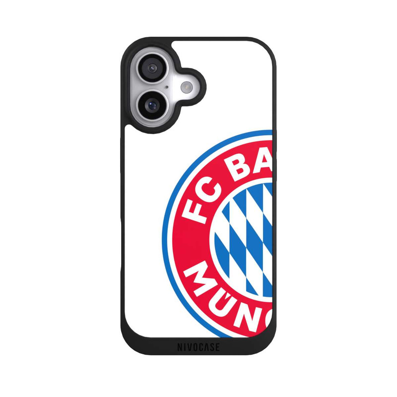 iPhone 17 NIVOpure Großes FCB Logo Weiß